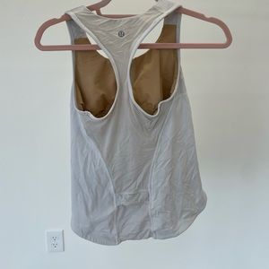 White Lululemon Tank Top Size Small